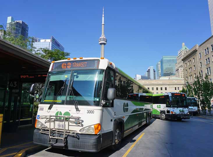 GO Transit MCI D4500CTH 3000, D4500CT 2588 & 2425